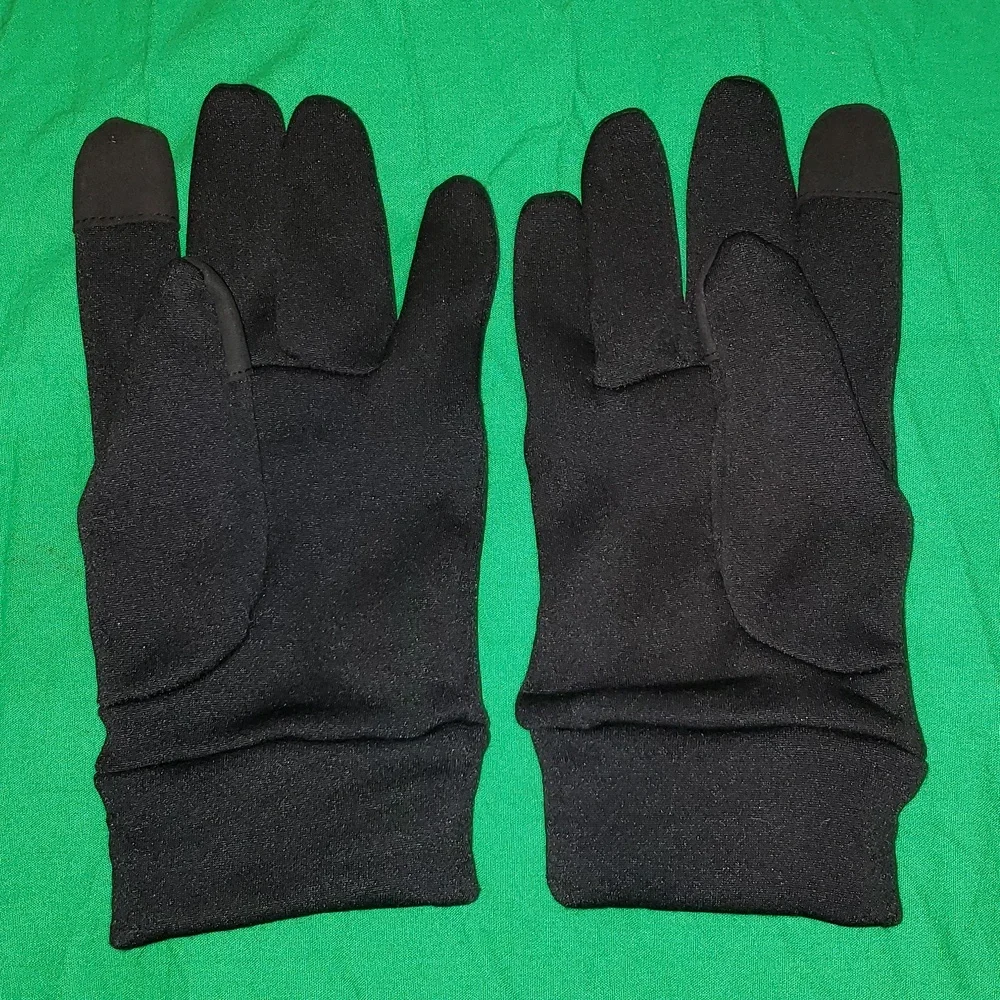 Womens Gloves Size M/L Black Reflective